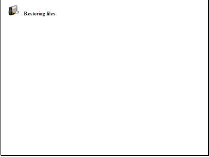 When this page finishes loading our backup has been restored.