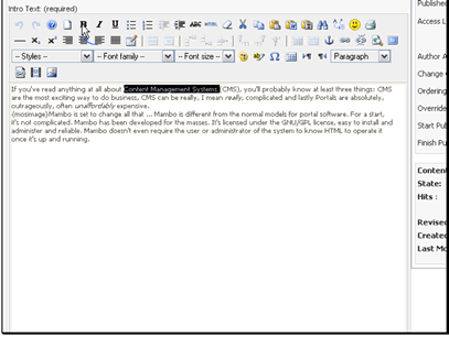 Then let's make it bold and underlined.