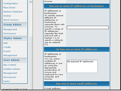 You can also ban based on the IP address of the user