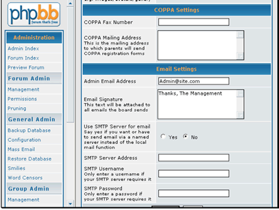 You can setup your COPPA info here. This only applies if you have users under the age of 13