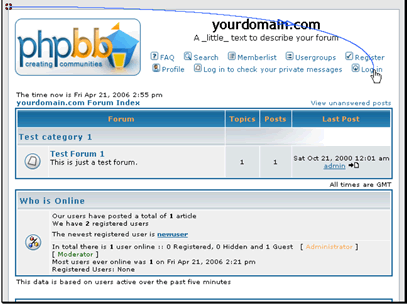 In this tutorial we will be updating our user profile
Begin by logging in to the system