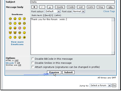 Click Preview to see what your message will look like